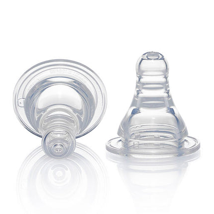 Pigeon Peristaltic Slim Neck Teat Medium 2 Pack
