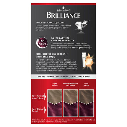 Schwarzkopf Brilliance Couture Collection 23 Burgundy Chic
