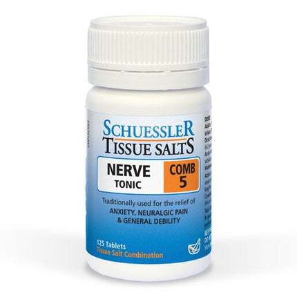Martin & Pleasance Schuessler Comb 5 Nerve Tonic 125 Tablets