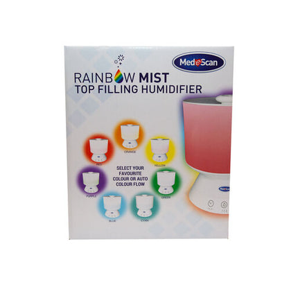 Medescan Rainbow Mist Top Filling Humidifier