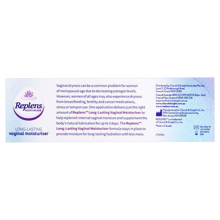 Replens Vaginal Moisturiser 10 Pack