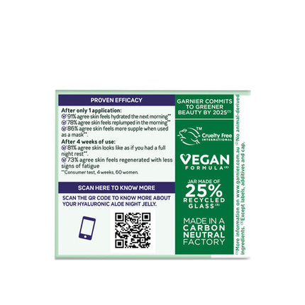 Garnier Skin Active Hyaluronic Aloe Night Jelly Moisturiser 50ml