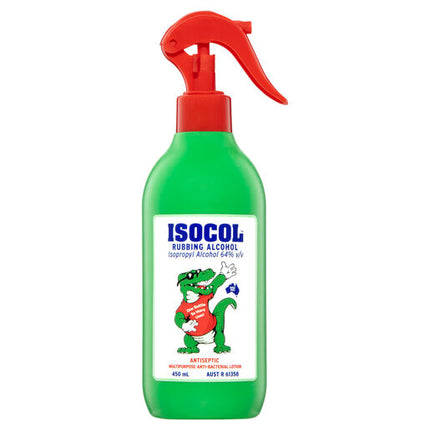 Isocol Rubbing Alcohol Antiseptic Spray 450mL