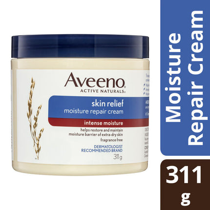 Aveeno Active Naturals Skin Relief Fragrance Free Moisture Repair Cream 311g
