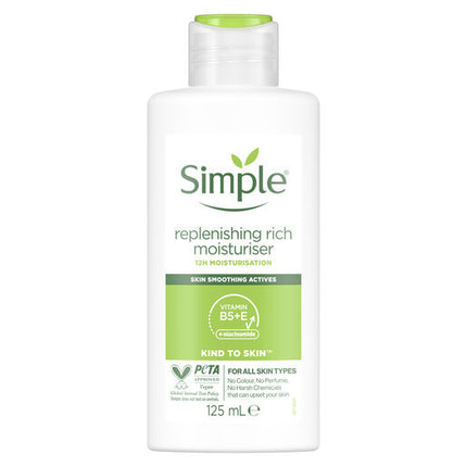 Simple Kind To Skin Rich Moisturiser Replenishing 125ml