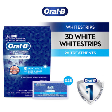Oral B 3D White Whitestrips 28 Treatments