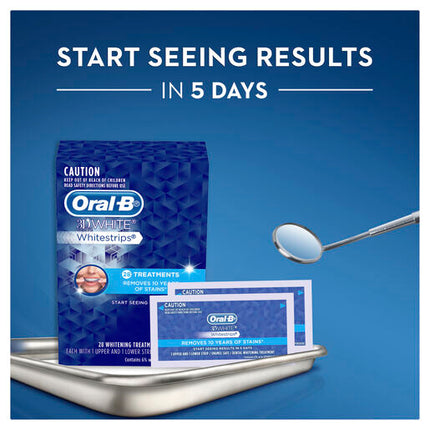 Oral B 3D White Whitestrips 28 Treatments
