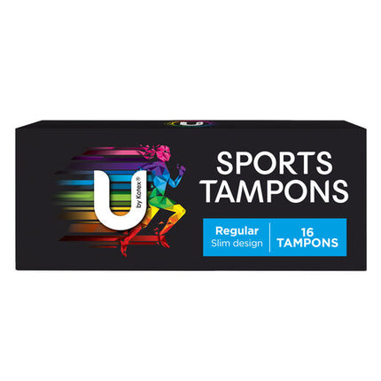 U By Kotex Regular Sports Tampons 16 Pack