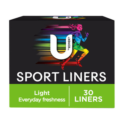 U By Kotex Sport Liners 30 Pack