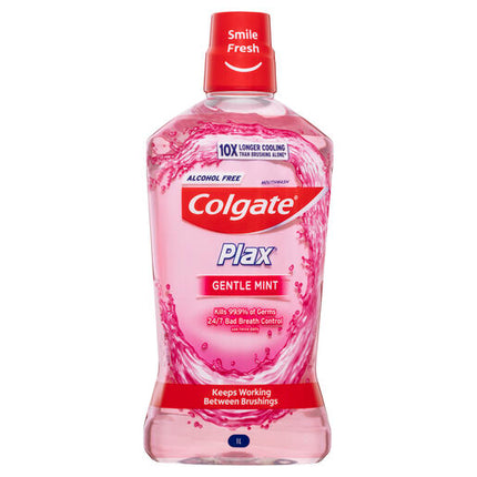 Colgate Plax Alcohol Free Antibacterial Mouthwash Gentle Care 1L