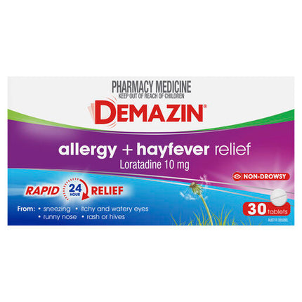 Demazin Allergy + Hayfever Relief 30 Tablets