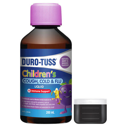 DURO-TUSS Children's Cough, Cold & Flu Liquid 200ml
