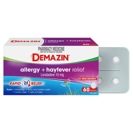 Demazin Allergy + Hayfever Relief 60 Tablets