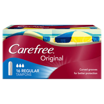 Carefree Original Regular Tampons 20 Pack
