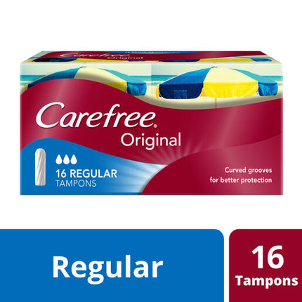 Carefree Original Regular Tampons 20 Pack