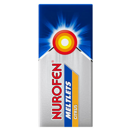 Nurofen Meltlets Citrus 200mg Ibuprofen 24 Pack