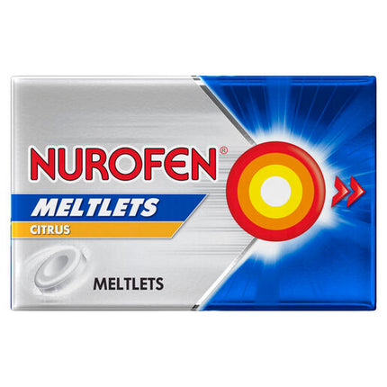 Nurofen Meltlets Citrus 200mg Ibuprofen 12 Pack