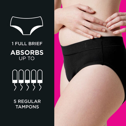U by Kotex Thinx Period Undies Briefs Super Size 6-8