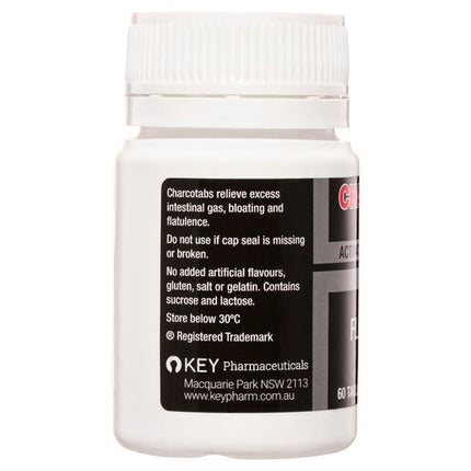 Charcotabs Activated Charcoal 250mg 60 Tablets