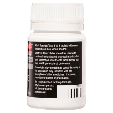 Charcotabs Activated Charcoal 250mg 60 Tablets