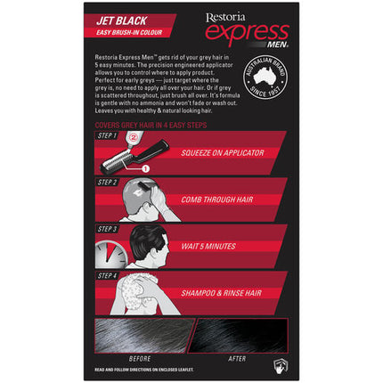 Restoria Express for Men Real Kit Black