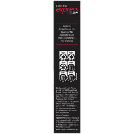 Restoria Express for Men Real Kit Black
