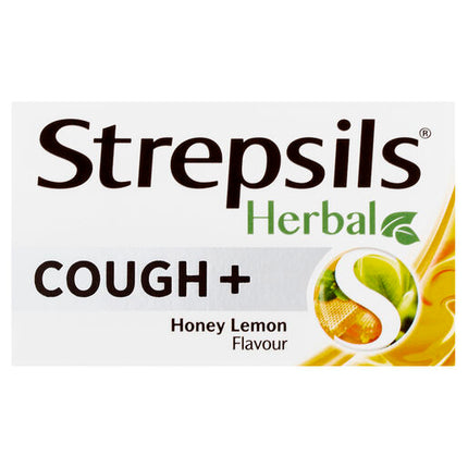 Strepsils Herbal Cough + Honey Lemon 32 Lozenges