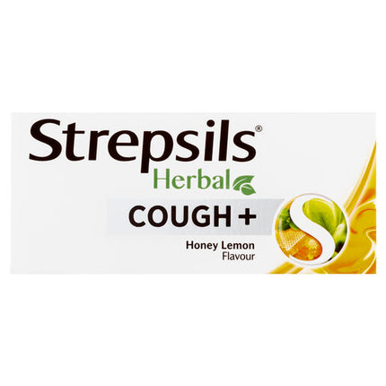 Strepsils Herbal Cough + Honey Lemon 32 Lozenges