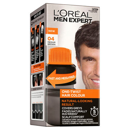 L'Oreal Men Expert Semi Permanent Hair Colour 04 Natural Brown