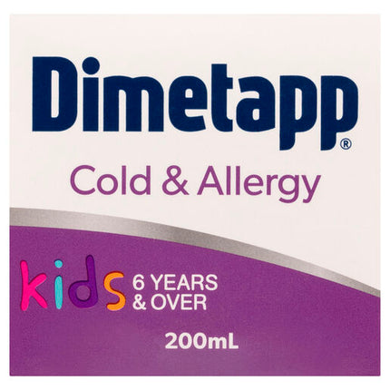 Dimetapp Cold and Allergy 200ml