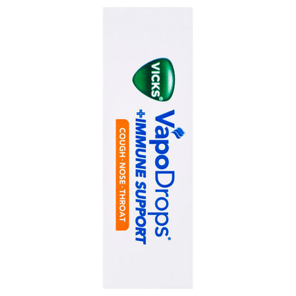 Vicks VapoDrops Immune Support Orange 16 Lozenges