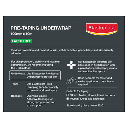 Elastoplast Sport Elastowrap Pre-Taping Underwrap 10cm x 10m