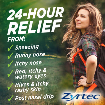 Zyrtec Rapid Acting Relief Hayfever & Allergy Liquid Capsules 28 Pack