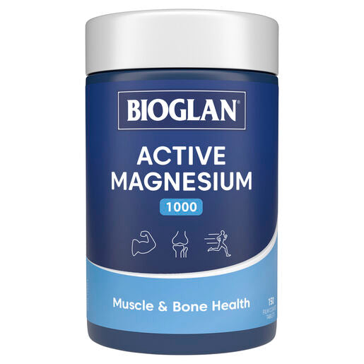 Bioglan Active Magnesium 1000mg 150 Tablets