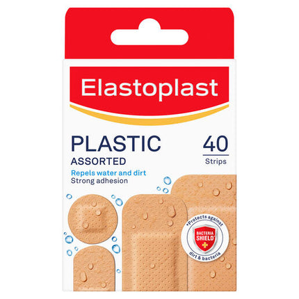 Elastoplast Plastic Strips Assorted 40 Pack
