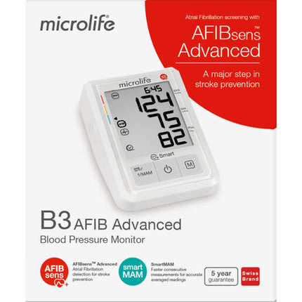 Microlife Blood Pressure Monitor B3 AFIB Advanced