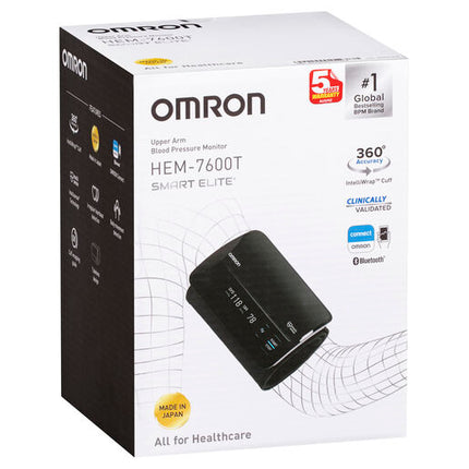 Omron HEM7600T Smart Elite+ Blood Pressure Monitor