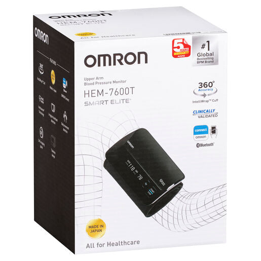 Omron HEM7600T Smart Elite+ Blood Pressure Monitor