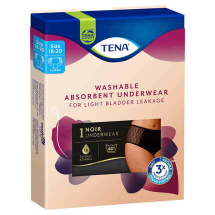 Tena Washable Absorbent Underwear Classic Size 18-20