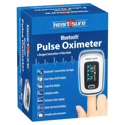 Heart Sure Pulse Oximeter with Bluetooth