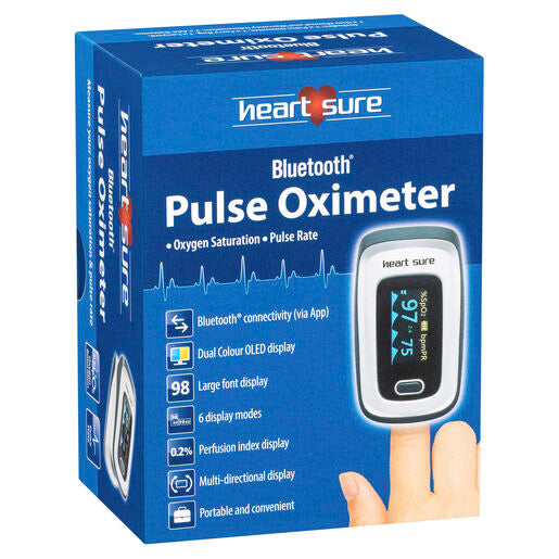 Heart Sure Pulse Oximeter with Bluetooth