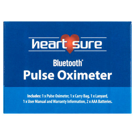 Heart Sure Pulse Oximeter with Bluetooth