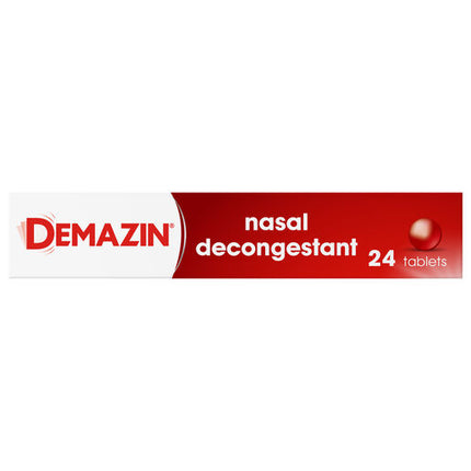 Demazin Nasal Decongestant 24 Tablets