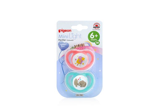 Pigeon MiniLight Pacifier Medium Twin Pack