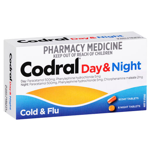 Codral PE Day and Night Tablets 24 Pack