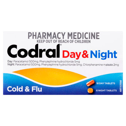 Codral PE Day and Night Tablets 24 Pack