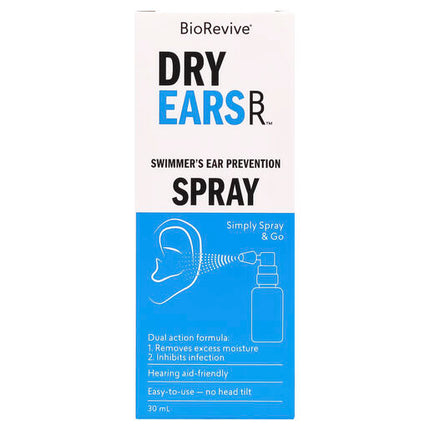 BioRevive Dry Ears Swimmer's Ear Prevention Spray 30ml