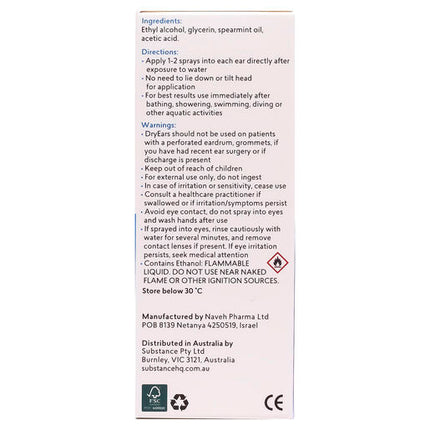 BioRevive Dry Ears Swimmer's Ear Prevention Spray 30ml