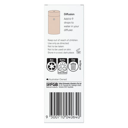 Bosisto's Sweet Life Caramel Latte Diffuser Oil 10ml
