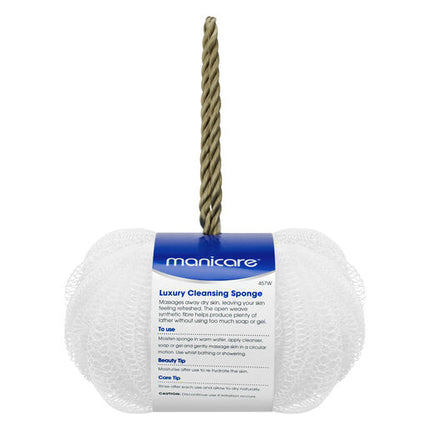 Manicare White Luxury Cleansing Sponge